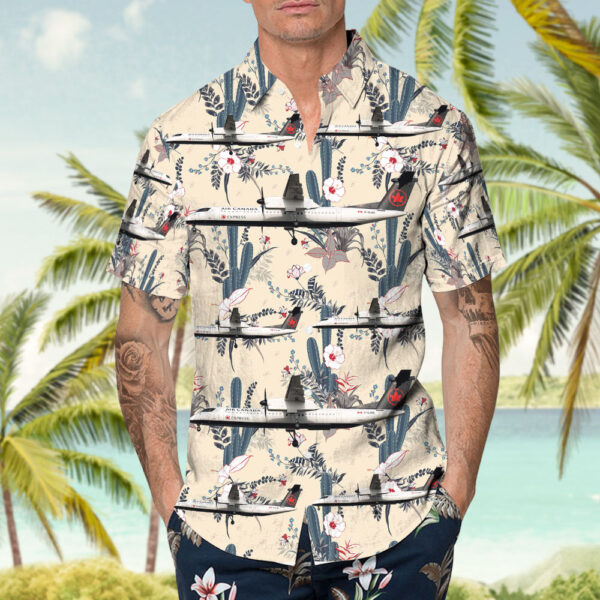 Bombardier Dash 8-Q402 Air Canada Express (Jazz Aviation) Hawaiian Shirt