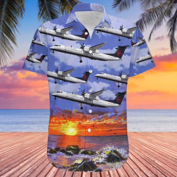 Bombardier Dash 8-Q402 Air Canada Express (Jazz Aviation) Cheap Hawaiian Shirt Bombardier Dash 8-Q402 Air Canada Express (Jazz Aviation) Cheap Hawaiian Shirt
