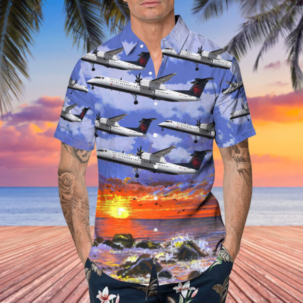 Bombardier Dash 8-Q402 Air Canada Express (Jazz Aviation) Cheap Hawaiian Shirt Bombardier Dash 8-Q402 Air Canada Express (Jazz Aviation) Cheap Hawaiian Shirt