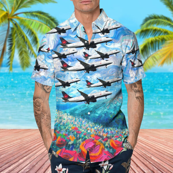 Embraer ERJ-170-200SU Air Canada Express (Jazz Aviation) Cheap Hawaiian Shirt