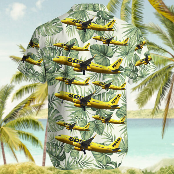 Airbus A320-232 Spirit Airlines Hawaiian Shirt Airbus A320-232 Spirit Airlines Hawaiian Shirt
