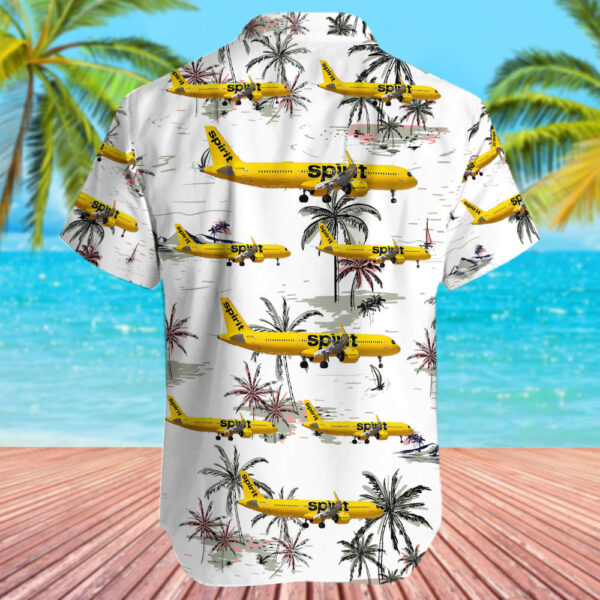 Airbus A321-271NX Spirit Airlines Hawaiian Shirt Airbus A321-271NX Spirit Airlines Hawaiian Shirt