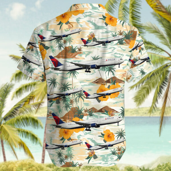 Boeing 767-432(ER) Delta Air Lines Cheap Hawaiian Shirt Boeing 767-432(ER) Delta Air Lines Cheap Hawaiian Shirt