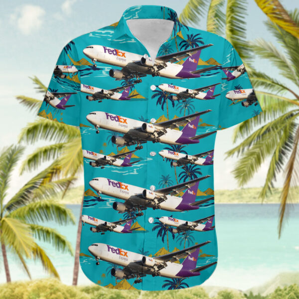 Boeing 767-300F FedEx Hawaiian Shirt