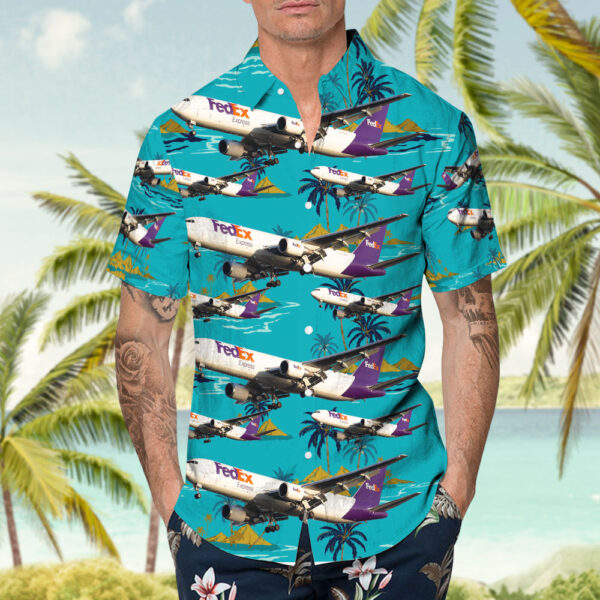 Boeing 767-300F FedEx Hawaiian Shirt