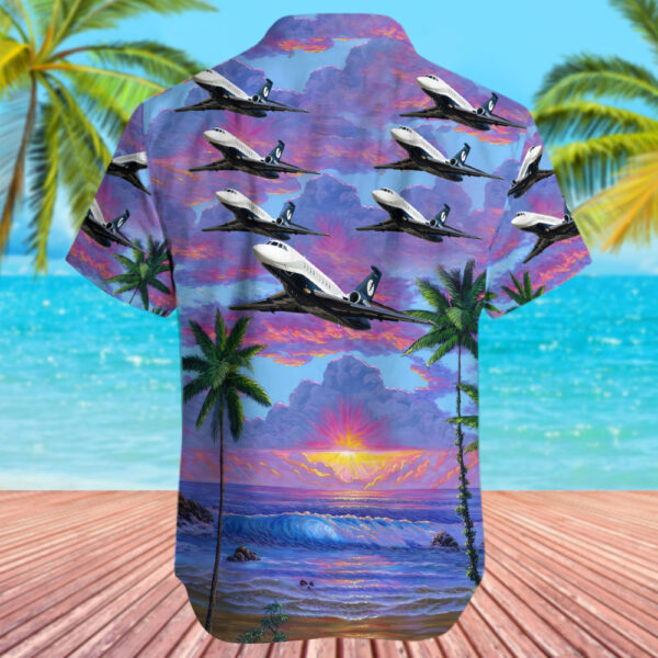 Dassault Falcon 2000 Mid-Atlantic Aviation Hawaiian Shirt Dassault Falcon 2000 Mid-Atlantic Aviation Hawaiian Shirt