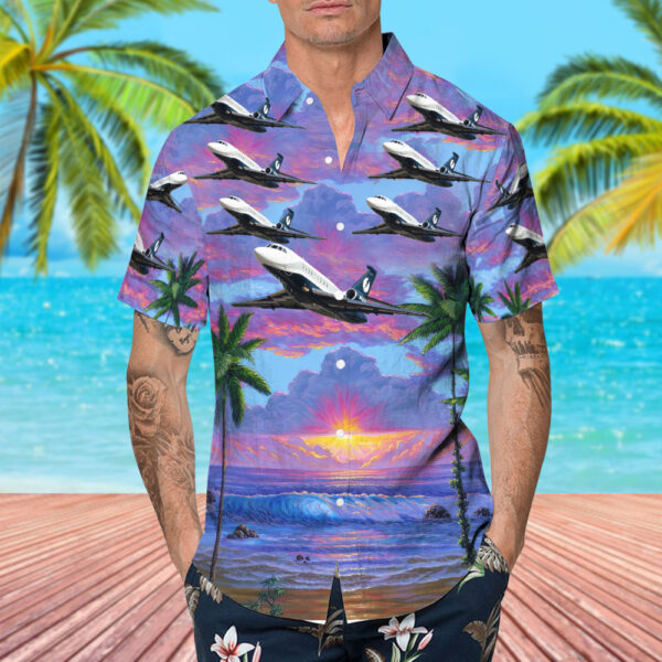 Dassault Falcon 2000 Mid-Atlantic Aviation Hawaiian Shirt Dassault Falcon 2000 Mid-Atlantic Aviation Hawaiian Shirt
