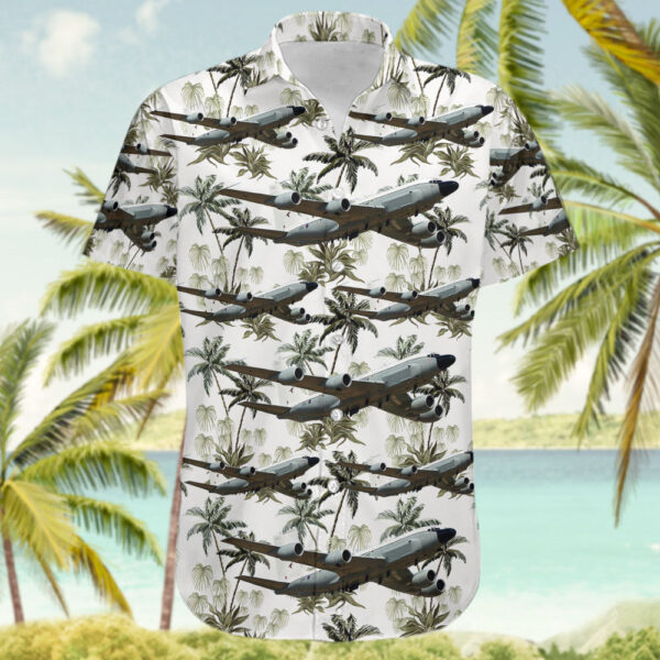 Boeing RC-135W Rivet Joint United Kingdom Royal Air Force (RAF) Cheap Hawaiian Shirt