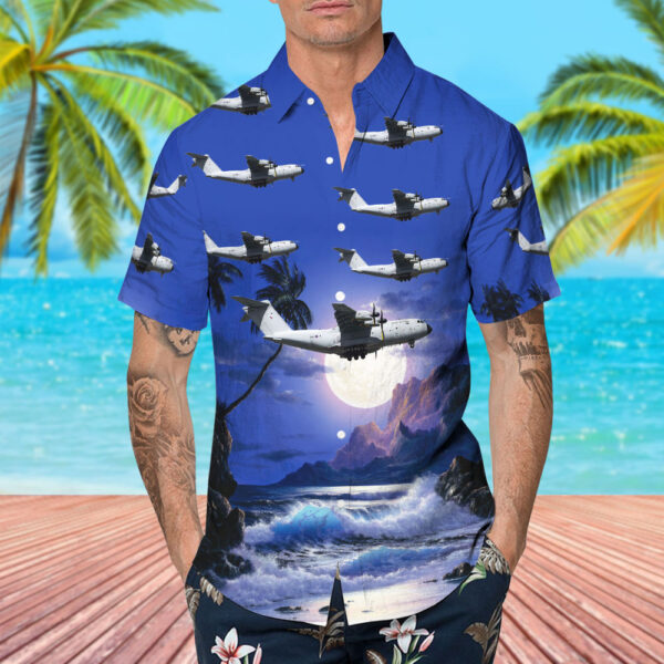 Airbus A400M Atlas C.1 United Kingdom Royal Air Force (RAF) Hawaiian Shirt
