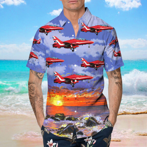 British Aerospace Hawk T.1A United Kingdom Royal Air Force (RAF) Cheap Hawaiian Shirt British Aerospace Hawk T.1A United Kingdom Royal Air Force (RAF) Cheap Hawaiian Shirt