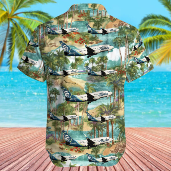 Boeing 737-790 Alaska Airlines Hawaiian Shirt Boeing 737-790 Alaska Airlines Hawaiian Shirt