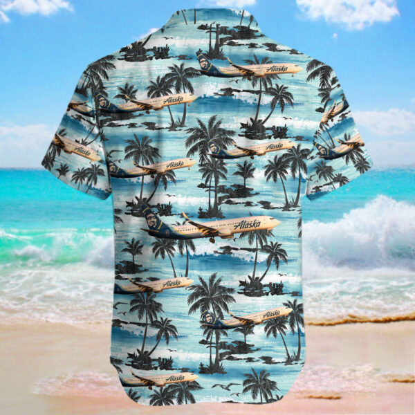 Boeing 737-990ER Alaska Airlines Cheap Hawaiian Shirt Boeing 737-990ER Alaska Airlines Cheap Hawaiian Shirt
