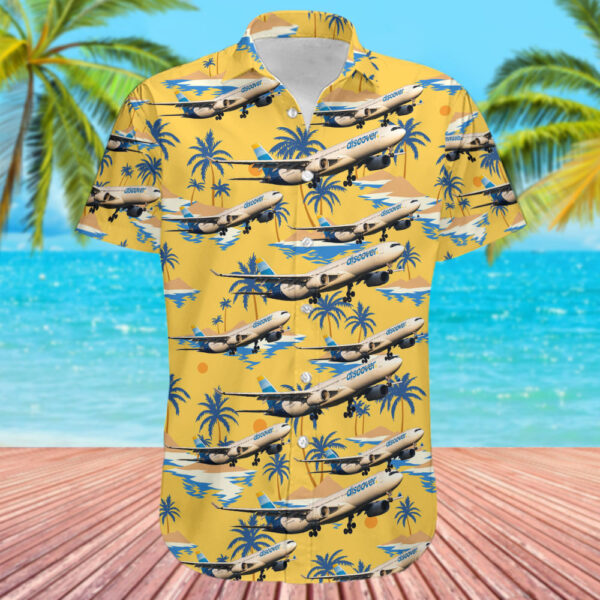 Airbus A330-343 Discover Airlines Hawaiian Shirt Airbus A330-343 Discover Airlines Hawaiian Shirt