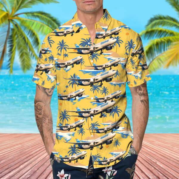 Airbus A330-343 Discover Airlines Hawaiian Shirt Airbus A330-343 Discover Airlines Hawaiian Shirt