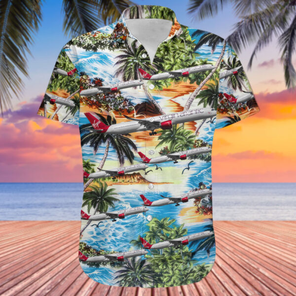 Airbus A350-1041 Virgin Atlantic Airways Cheap Hawaiian Shirt
