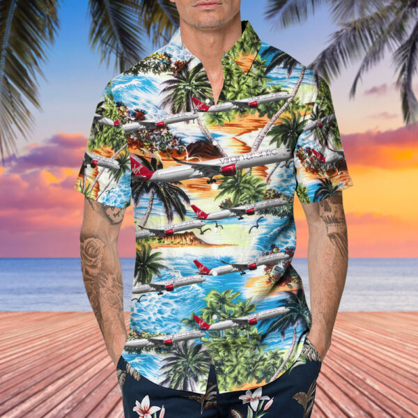 Airbus A350-1041 Virgin Atlantic Airways Cheap Hawaiian Shirt