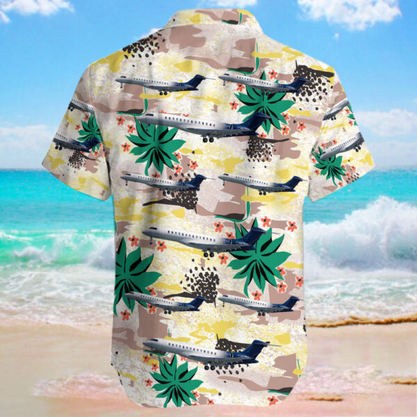 Bombardier BD-700-2A12 Global 7500 ExecuJet Middle East Hawaiian Shirt Bombardier BD-700-2A12 Global 7500 ExecuJet Middle East Hawaiian Shirt