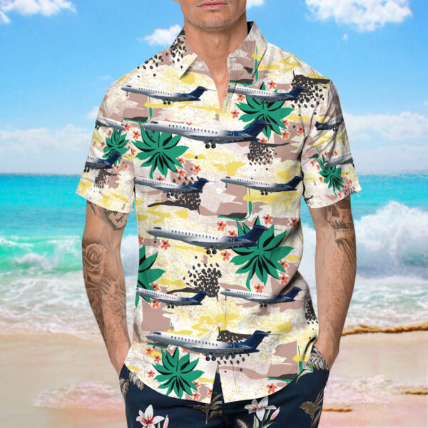Bombardier BD-700-2A12 Global 7500 ExecuJet Middle East Hawaiian Shirt Bombardier BD-700-2A12 Global 7500 ExecuJet Middle East Hawaiian Shirt