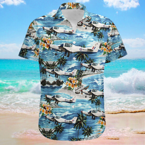 Grob G120TP-A Prefect T1 United Kingdom Royal Air Force (RAF) Hawaiian Shirt Grob G120TP-A Prefect T1 United Kingdom Royal Air Force (RAF) Hawaiian Shirt
