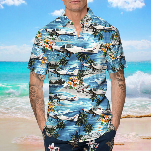 Grob G120TP-A Prefect T1 United Kingdom Royal Air Force (RAF) Hawaiian Shirt Grob G120TP-A Prefect T1 United Kingdom Royal Air Force (RAF) Hawaiian Shirt