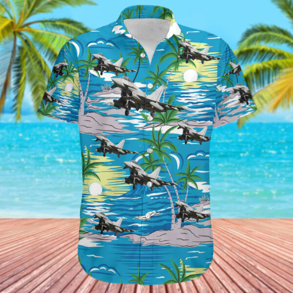 Eurofighter Typhoon FGR.4 United Kingdom Royal Air Force (RAF) Cheap Hawaiian Shirt Eurofighter Typhoon FGR.4 United Kingdom Royal Air Force (RAF) Cheap Hawaiian Shirt