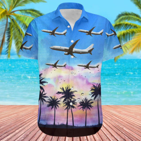 Boeing Poseidon MRA1 United Kingdom Royal Air Force (RAF) Hawaiian Shirt Boeing Poseidon MRA1 United Kingdom Royal Air Force (RAF) Hawaiian Shirt