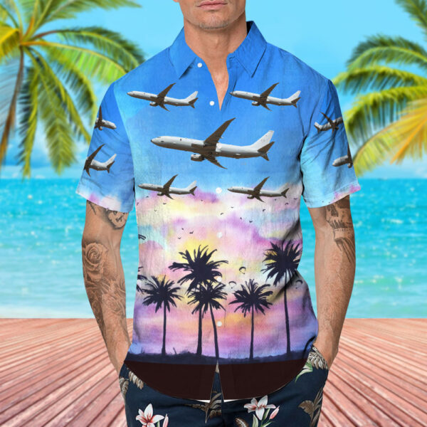 Boeing Poseidon MRA1 United Kingdom Royal Air Force (RAF) Hawaiian Shirt Boeing Poseidon MRA1 United Kingdom Royal Air Force (RAF) Hawaiian Shirt