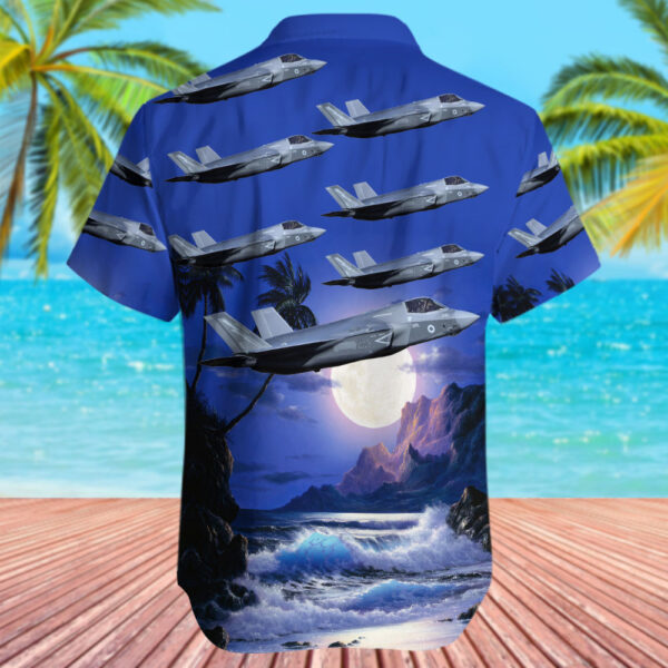 Lockheed Martin F-35B Lightning II United Kingdom Royal Air Force (RAF) Cheap Hawaiian Shirt