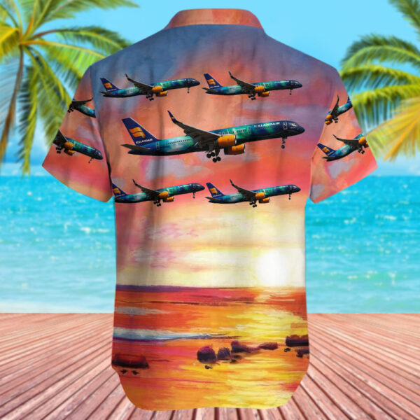 Boeing 757-256 Icelandair Cheap Hawaiian Shirt