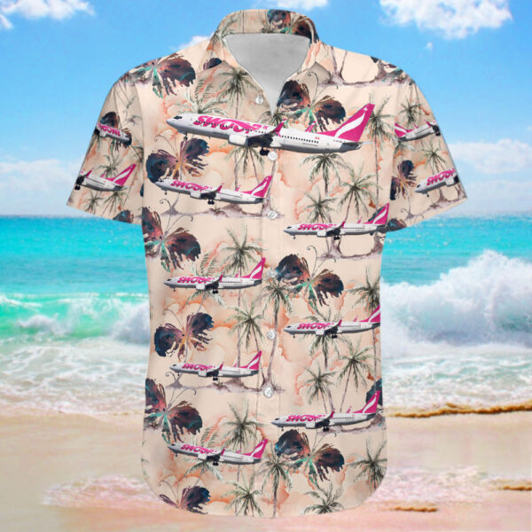 Boeing 737-8CT WestJet Airlines Cheap Hawaiian Shirt Boeing 737-8CT WestJet Airlines Cheap Hawaiian Shirt