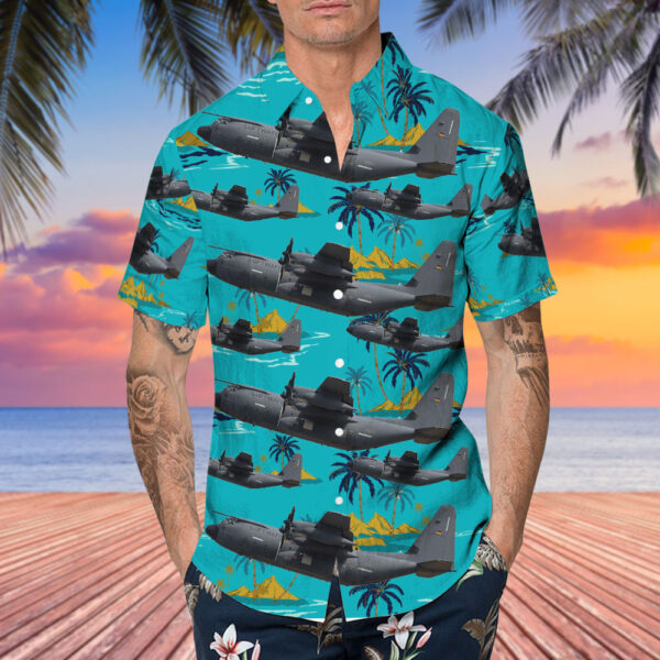 Lockheed Martin KC-130J Hercules Germany Air Force Hawaiian Shirt Lockheed Martin KC-130J Hercules Germany Air Force Hawaiian Shirt