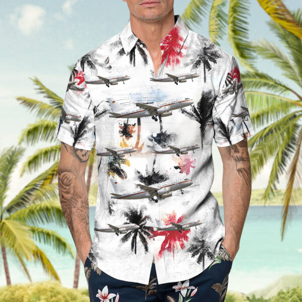 Airbus A319-133X(CJ) Germany Air Force Hawaiian Shirt Airbus A319-133X(CJ) Germany Air Force Hawaiian Shirt