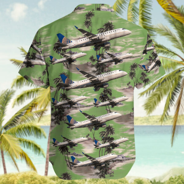 Embraer ERJ-170-100SE United Express (Republic Airways) Hawaiian Shirt Embraer ERJ-170-100SE United Express (Republic Airways) Hawaiian Shirt