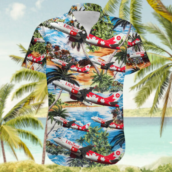 Airbus A319-114 Air Canada Hawaiian Shirt Airbus A319-114 Air Canada Hawaiian Shirt
