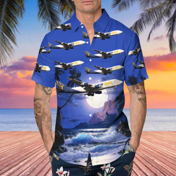 Boeing 747-47UF(SCD) Atlas Air Hawaiian Shirt Boeing 747-47UF(SCD) Atlas Air Hawaiian Shirt