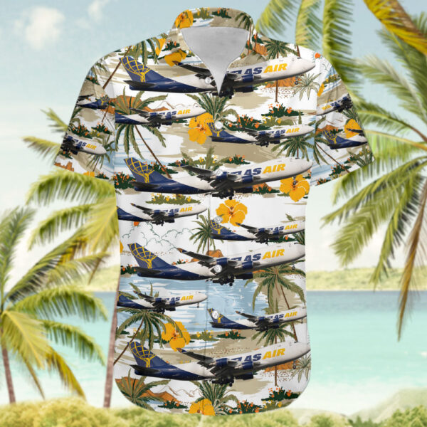 Boeing 747-409F(SCD) Atlas Air Cheap Hawaiian Shirt Boeing 747-409F(SCD) Atlas Air Cheap Hawaiian Shirt