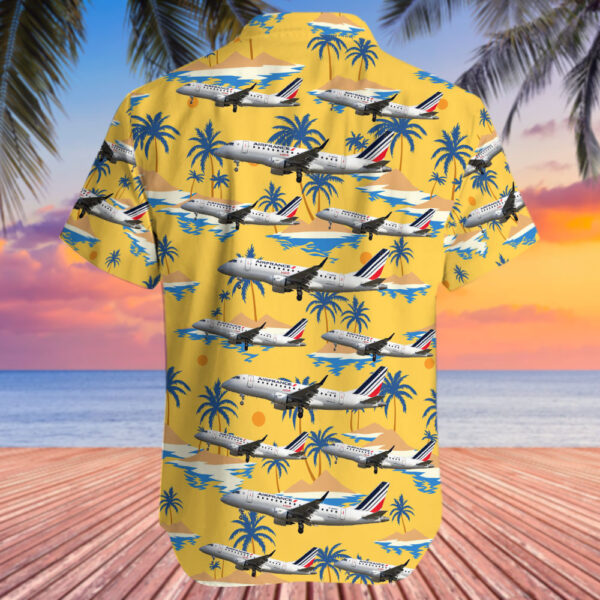 Embraer ERJ-170-100STD Air France HOP Hawaiian Shirt Embraer ERJ-170-100STD Air France HOP Hawaiian Shirt