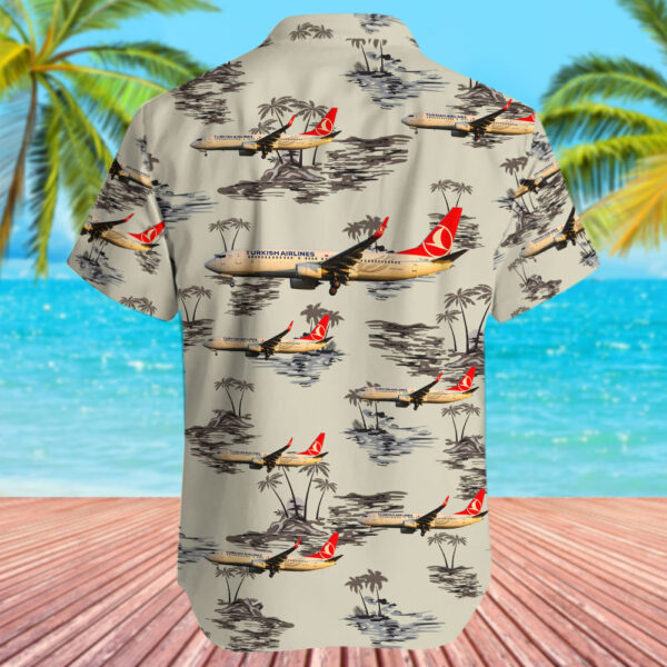 Boeing 737-8F2 Turkish Airlines Hawaiian Shirt Boeing 737-8F2 Turkish Airlines Hawaiian Shirt