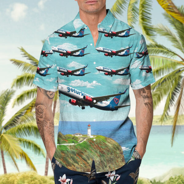Boeing 737-83N Mavi Gok Airlines (MGA) Hawaiian Shirt Boeing 737-83N Mavi Gok Airlines (MGA) Hawaiian Shirt