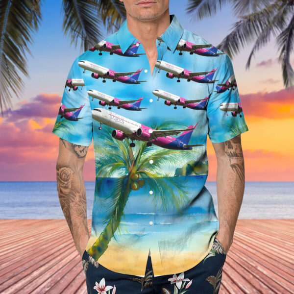Airbus A321-271NX Wizz Air Malta Cheap Hawaiian Shirt Airbus A321-271NX Wizz Air Malta Cheap Hawaiian Shirt