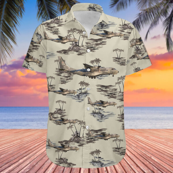 CASA C-295M Poland Air Force Hawaiian Shirt CASA C-295M Poland Air Force Hawaiian Shirt