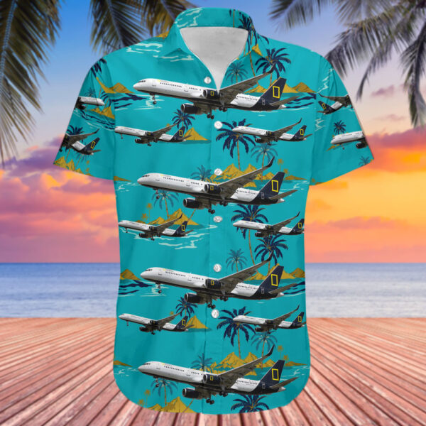Boeing 757-256 Icelandair Hawaiian Shirt Boeing 757-256 Icelandair Hawaiian Shirt