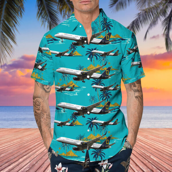 Boeing 757-256 Icelandair Hawaiian Shirt Boeing 757-256 Icelandair Hawaiian Shirt
