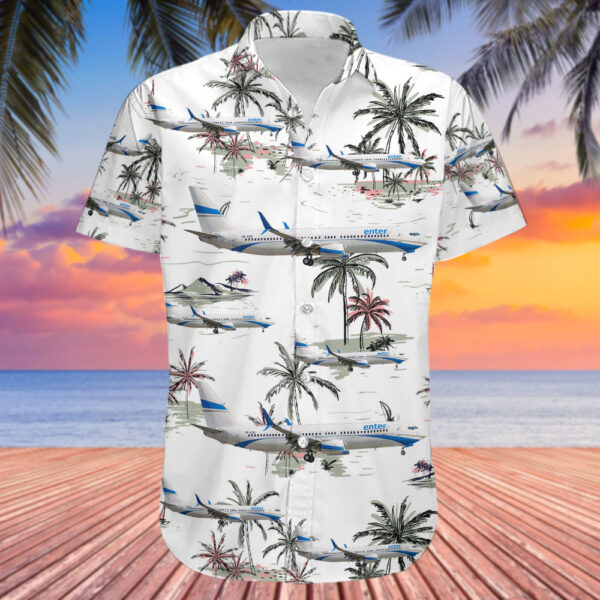 Boeing 737-8Q8 Enter Air Cheap Hawaiian Shirt