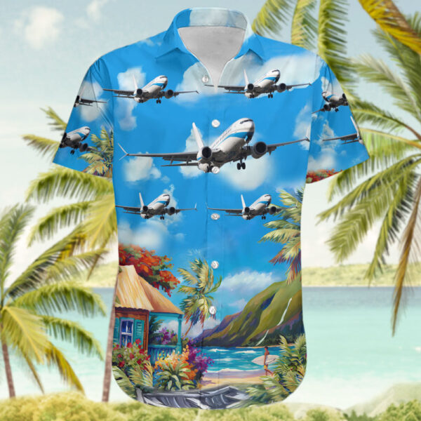 Boeing 737-8 MAX Enter Air Hawaiian Shirt