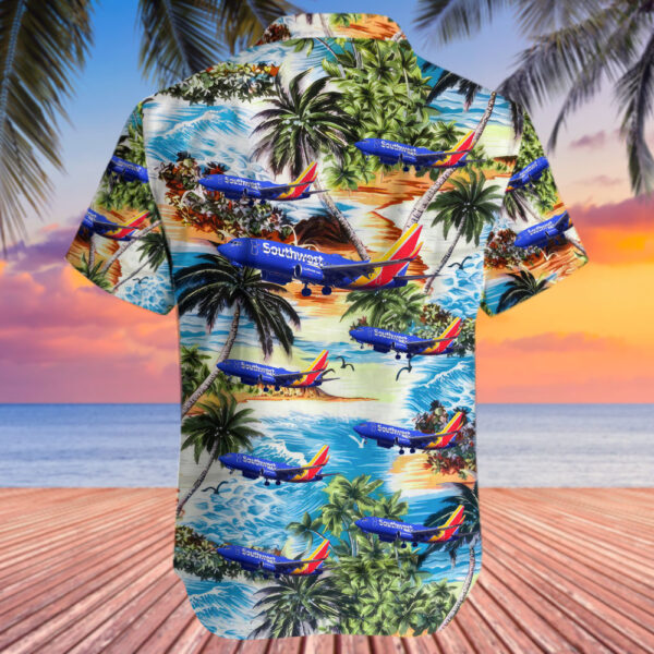 Boeing 737-7H4 Southwest Airlines Cheap Hawaiian Shirt Boeing 737-7H4 Southwest Airlines Cheap Hawaiian Shirt