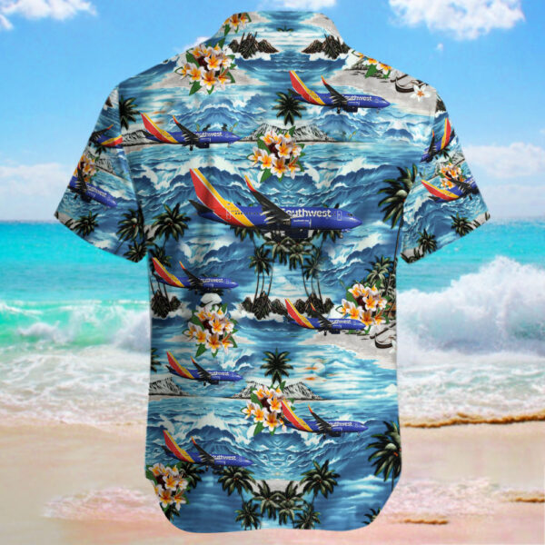 Boeing 737-73V Southwest Airlines Hawaiian Shirt Boeing 737-73V Southwest Airlines Hawaiian Shirt