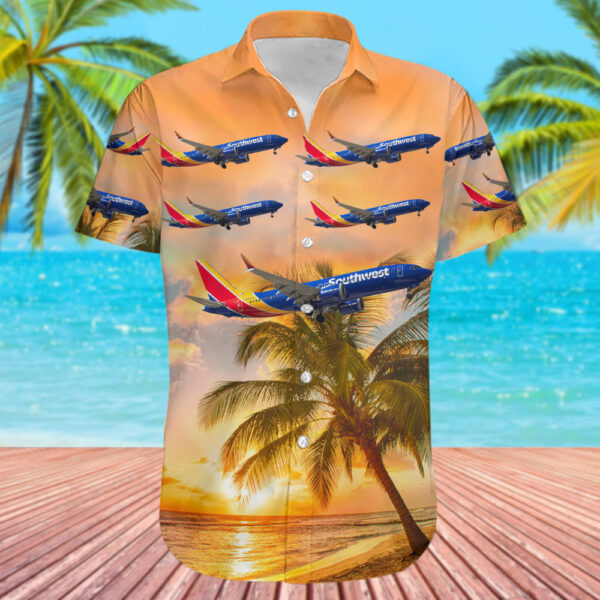 Boeing 737-8 MAX Southwest Airlines Cheap Hawaiian Shirt Boeing 737-8 MAX Southwest Airlines Cheap Hawaiian Shirt