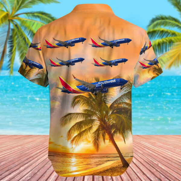 Boeing 737-8 MAX Southwest Airlines Cheap Hawaiian Shirt Boeing 737-8 MAX Southwest Airlines Cheap Hawaiian Shirt