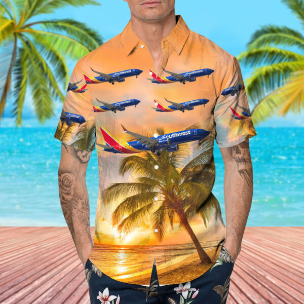 Boeing 737-8 MAX Southwest Airlines Cheap Hawaiian Shirt Boeing 737-8 MAX Southwest Airlines Cheap Hawaiian Shirt